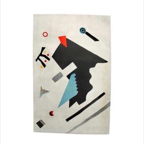 French Art Deco Rug 5'8" x 8'10" (1.73 x 2.70 M)