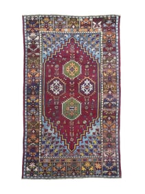 Antique Moroccan Rug 5' x 8'2" (1.52 x 2.49 M)