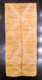 Vintage Moroccan Rug 5'11" x 14'2" (1.80 x 4.32 M)