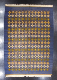 Vintage Swedish Rug 6'8" x 9'8" (2.03 x 2.95 M)