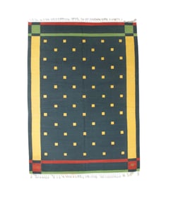 Vintage Swedish Rug 6'8" x 9'1" (2.03 x 2.77 M)