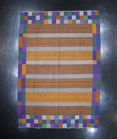 Vintage Swedish Kilim Rug 6'11" x 9'10" (2.11 x 3.00 M)
