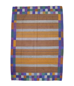 Vintage Swedish Kilim Rug 6'11" x 9'10" (2.11 x 3.00 M)