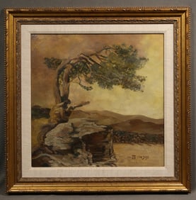 Leon Dabo (AMERICAN, 1868-1960) Landscape