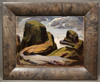 Thomas Hart Benton (AMERICAN, 1889-1975) Mountainscape