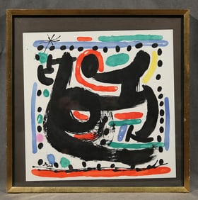 Joan Miró (SPANISH, 1893-1983)    Abstract Drawing