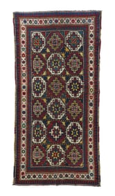 Antique Mogan Kazak Rug 4'0'' x 7'8'' (1.22 x 2.34 M)