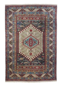 Vintage Shirvan Rug 6'2'' x 9'5'' (1.88 x 2.87 M)