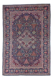 Antique Persian Dabir Kashan Rug 4'4'' x 6'8'' (1.32 x 2.03 M)
