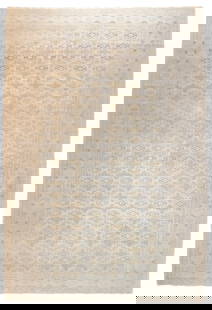 Vintage Persian Tabriz Wool Rug 6'6" x 9'7" (1.98 x 2.92 M): Fine Vintage Persian Tabriz Wool Rug