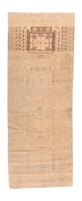 Vintage Turkish Long Rug 3'9" x 10'4" (1.14 x 3.15 M)
