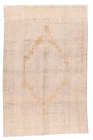 Antique Turkish Oushak Rug 6'9'' x 10'0'' (2.06 x 3.05 M)