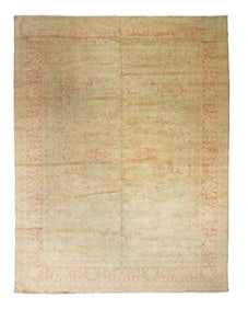 Antique Indian Amritsar Rug 9' x 11'9" (2.74 x 3.58 M)