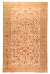 Vintage Persian Sultanabad Rug 13' x 19' (3.96 x 5.79 M)