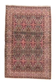 Antique Persian Lavar Kerman Rug 4'8'' x 7'3'' (1.42 x 2.21 M)