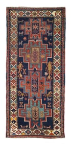 Antique Kazak Rug 3'10" x 9'5" (1.17 x 2.87 M)