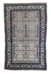 Antique Persian Tehran Rug 4'3" x 6'9" (1.30 x 2.06 M)