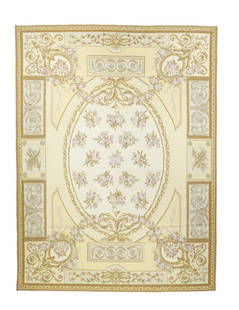 Aubusson Rug 6' x 9' (1.83 x 2.74 M): Aubusson