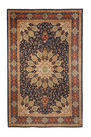 Vintage Persian Tabriz Rug 6'7" x 10'1" (2.01 x 3.07 M)