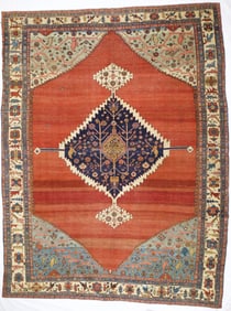 Antique Bakhshayesh Rug 10' x 13' (3.05 x 3.96 M)