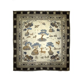 Scandinavian Artistic Mid Century Rug 6'6" x 9'8" (1.98 x 2.95 M)