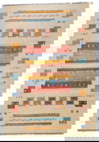 Fine Gabbeh Rug 6'7" x 9'9" (2.01 x 2.97 M)