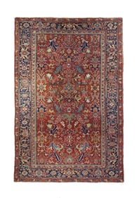 Antique Heriz Rug 6'8" x 9'11" (2.03 x 3.02 M)