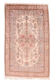Vintage Silk Hereke Rug 6'5" x 10'4" (1.96 x 3.15 M)