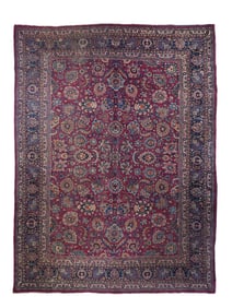 Vintage Mashad Rug 9'8" x 13'5" (2.95 x 4.10 M)