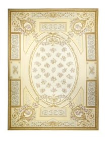 Aubusson Rug 9'10" x 13'10" (3.00 x 4.22 M)