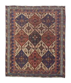 Antique Afshar Rug 5'3" x 6'4" (1.60 x 1.93 M)