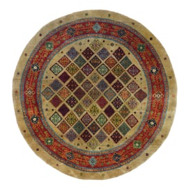 Fine Gabbeh Manchester Rug 5'0" x 5'2" (1.52 x 1.57 M)