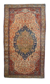 Antique Farahan Sarouk Rug 7'11" x 14'1" (2.41 x 4.29 M)