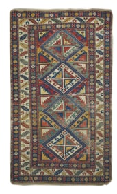 Antique Shirvan Rug 3'7" x 6'8" (1.09 x 2.03 M)