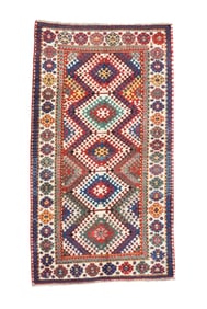 Antique Kazak Borchelou Rug 4'10" x 8'8" (1.47 x 2.64 M)