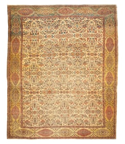 Antique Farahan Sarouk Rug 8'7" x 10'5" (2.62 x 3.18 M)