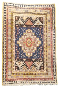 Fine Antique Moroccan Rug 6'9" x 9'8" (2.06 x 2.95 M)