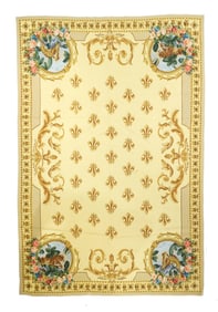 Aubusson Rug 6' x 9' (1.83 x 2.74 M)