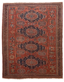 Antique Sumak Rug 7'10'' x 9'10'' (2.39 x 3.00 M)