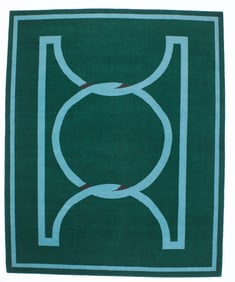 Scandinavian Artistic Rug 8'1" x 9'11" (2.46 x 3.02 M)