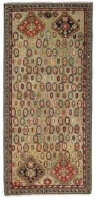 Antique Shirvan Long Rug 4'3" x 9'5" (1.30 x 2.87 M)