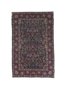 Antique Persian Lavar Kerman Rug 4'5" x 6'10" (1.35 x 2.08 M)