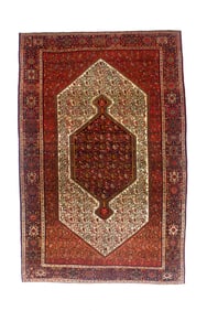 Antique Farahan Sarouk Rug 4'3" x 6'5" (1.30 x 1.96 M)