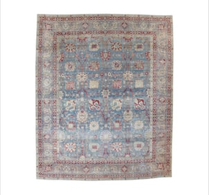 Antique Tabriz Haji Baba Rug 8'8" x 10'6" (2.64 x 3.20 M)