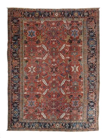 Vintage Heriz Rug 8'2" x 11'2" (2.49 x 3.40 M)