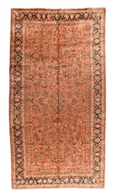 Antique Sarouk Rug 8'11'' x 17'8'' (2.72 x 5.38 M)
