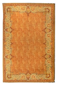 Antique Irish Donegal Rug 4'9'' x 7'6'' (1.45 x 2.29 M)