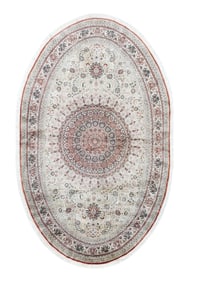Extremely Fine Turkish Silk Rug 4'10" x 7'11" (1.47 x 2.41 M)