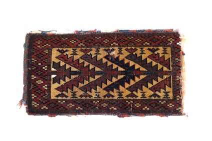 Antique Yamud  Rug 1' x 1'7" (0.30 x 0.48 M)