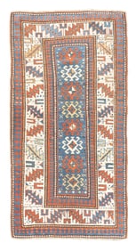 Antique Kazak Rug 3'7" x 6'9" (1.09 x 2.06 M)